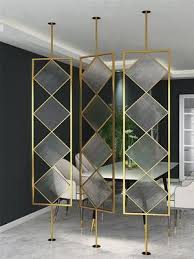 Luxury Geometric Gold Metal Luxury Partition